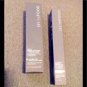 Makeup Eraser Chamomile Pen Lashfood & Aqua Brow Powder + Pencil Duo (Charcoal)